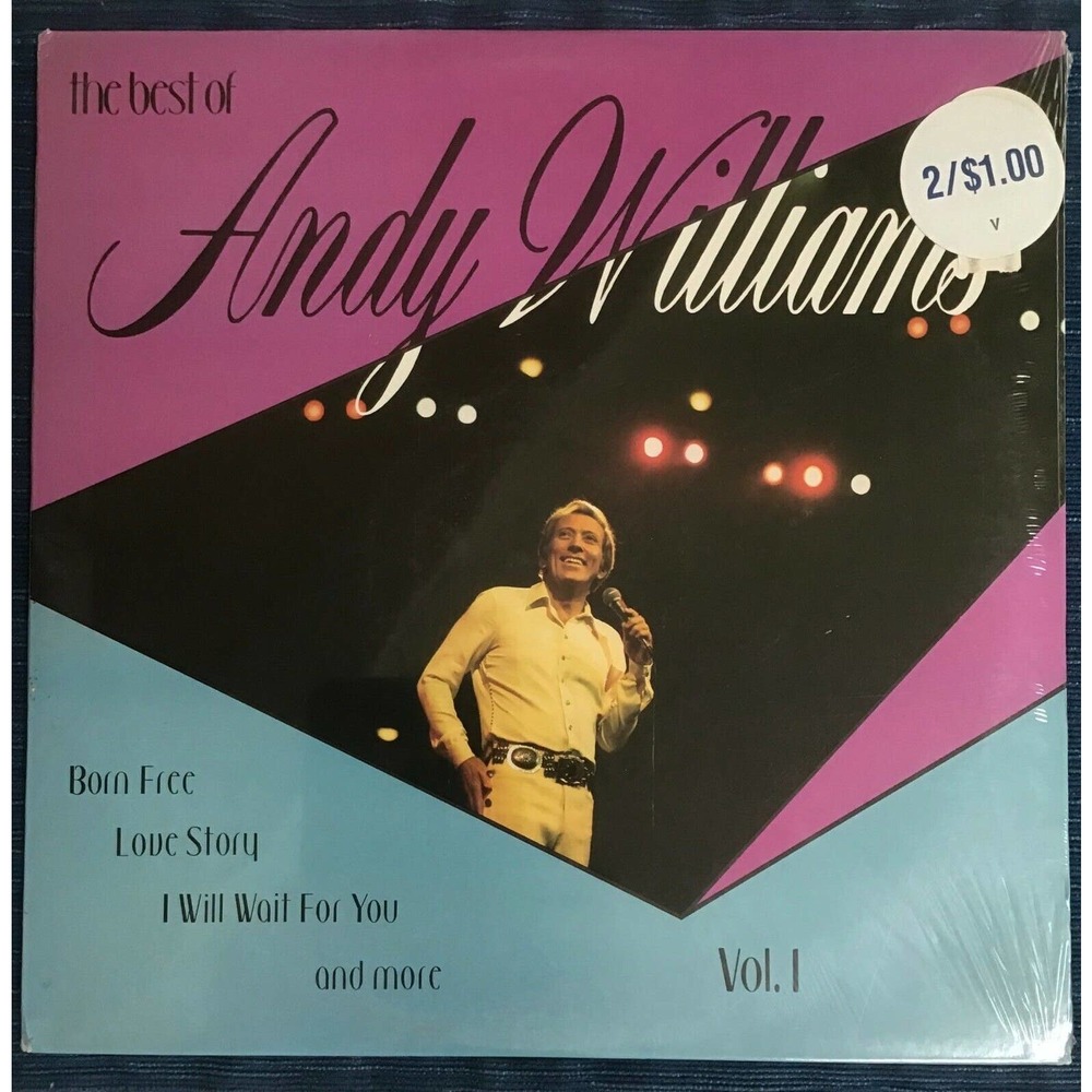 VTG SEALED ~ 33 LP Vinyl Record The Best of Andy Williams Vol. 1 1982 CBS 684A